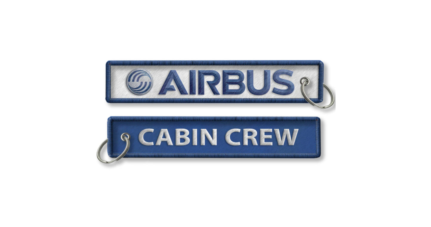 Airbus-Cabin Crew Embroidered Keyring Airbus