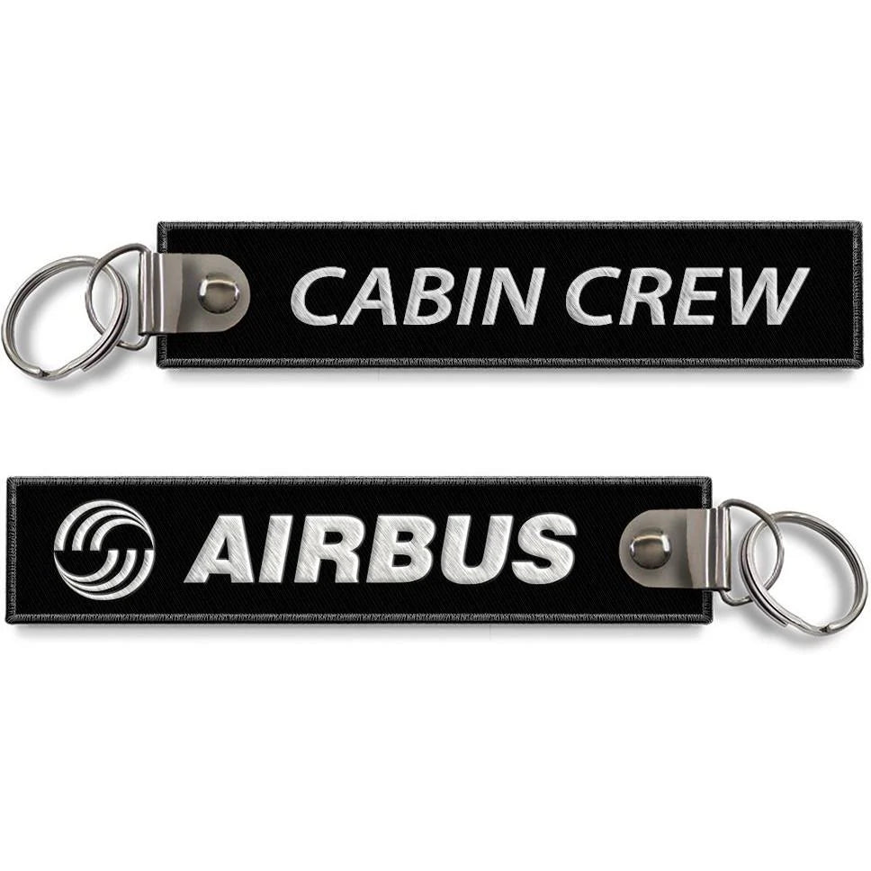 Airbus-Cabin Crew Embroidered Keyring Airbus