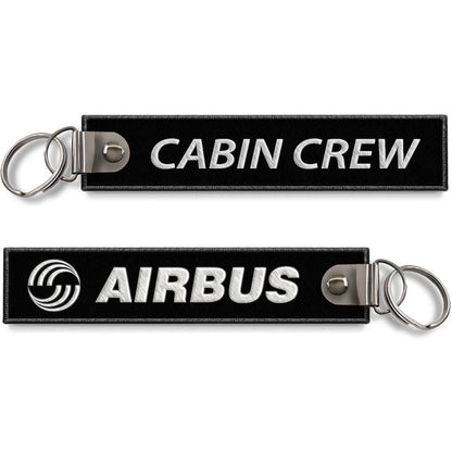 Airbus-Cabin Crew Embroidered Keyring Airbus