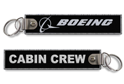 Boeing-Cabin Crew Embroidered Keyring Boeing