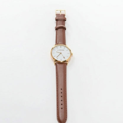 Boeing Gold rotating airplane Aviation watch - Brown leather 
wrist stra Sky Wing Tanzania