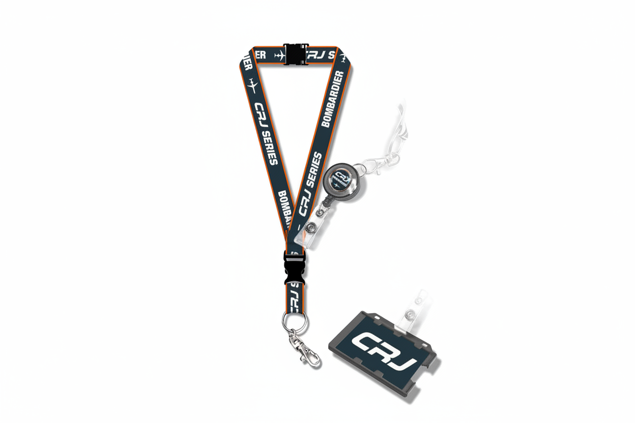 Bombardier CRJ Logo Lanyard