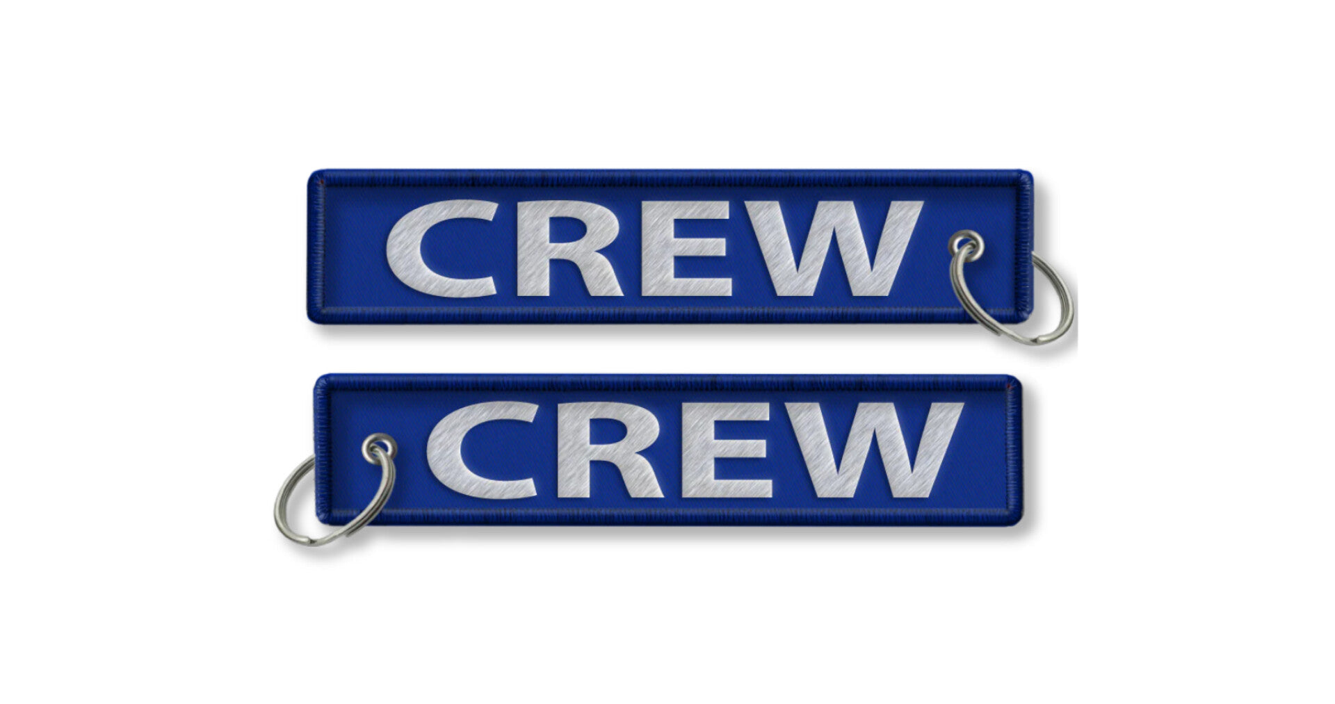 CREW Embroidered Keyring-BLUE Sky Wing