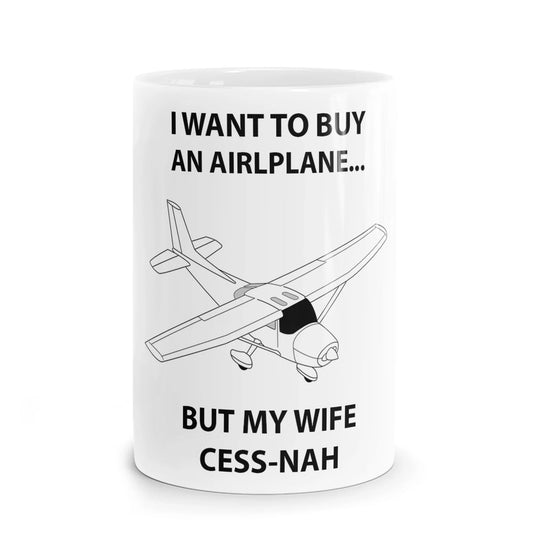 Cessna Funny Mug Sky Wing