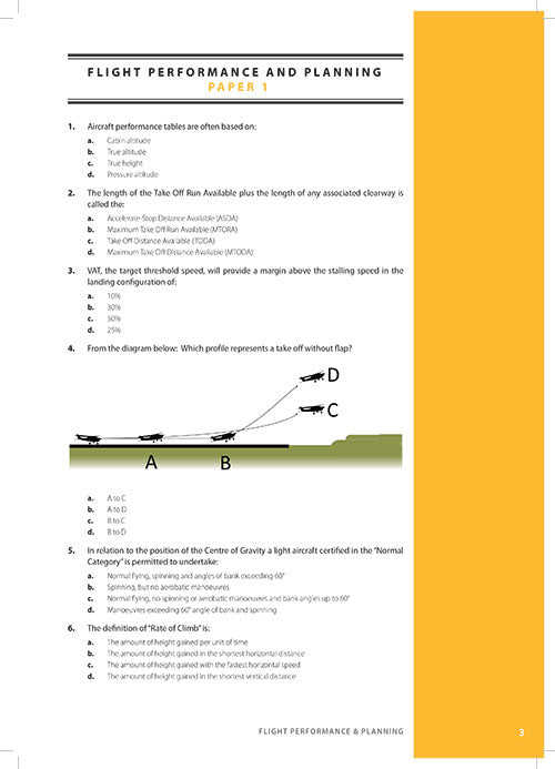Exam 9 – Q&A Flight Planning & Performance Examination Preparation Poolyes
