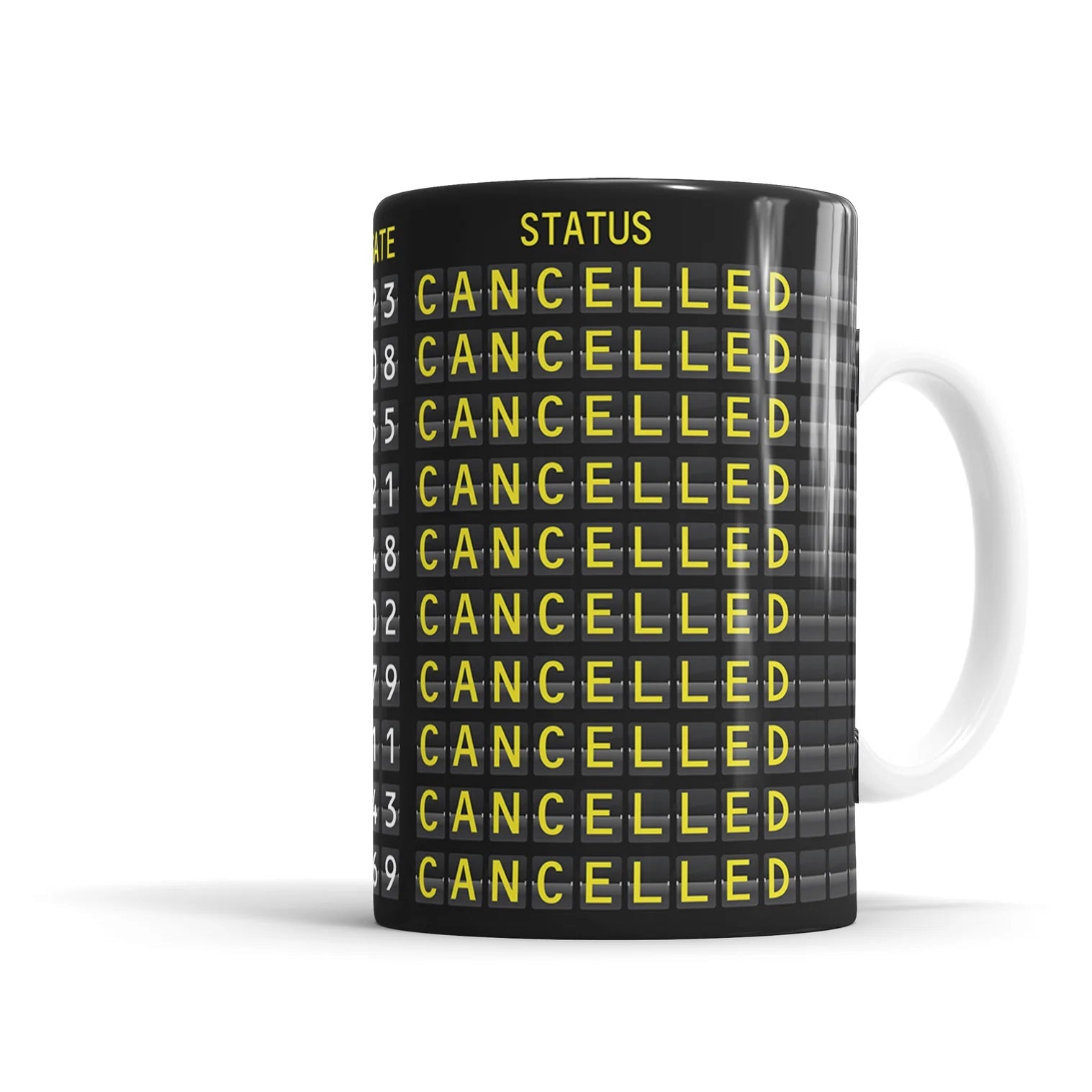 Cancelled Departures Mug Sky Wing