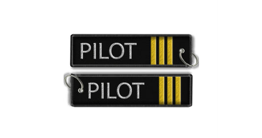 Pilot (3 bars)-Keychain Sky Wing