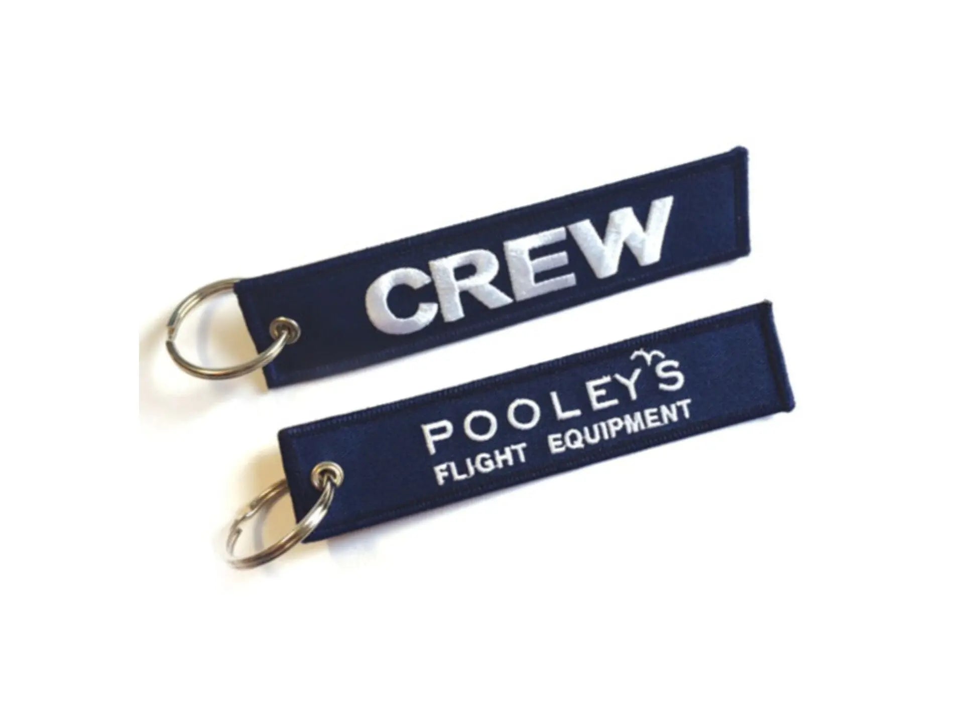 Pooleys CREW Keyring – Navy Blue Poolyes