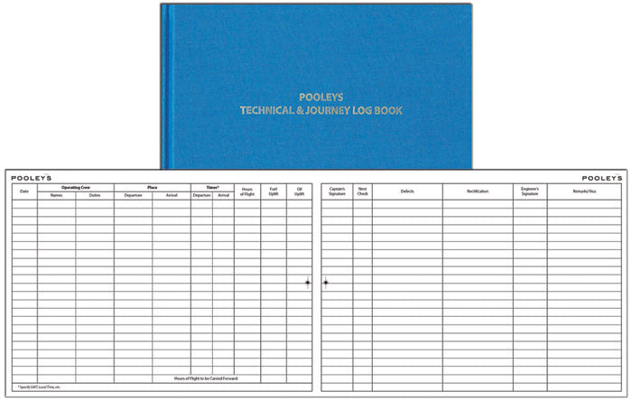 Pooleys Technical & Journey Log Book Poolyes