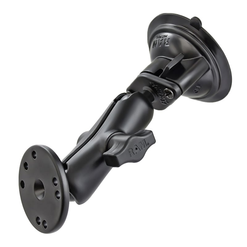 RAM COMBO Suction cup, diamond, Arm, round for ipad Holders RAM