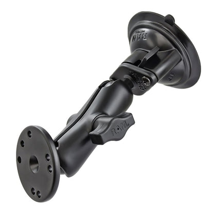 RAM COMBO Suction cup, diamond, Arm, round for ipad Holders RAM