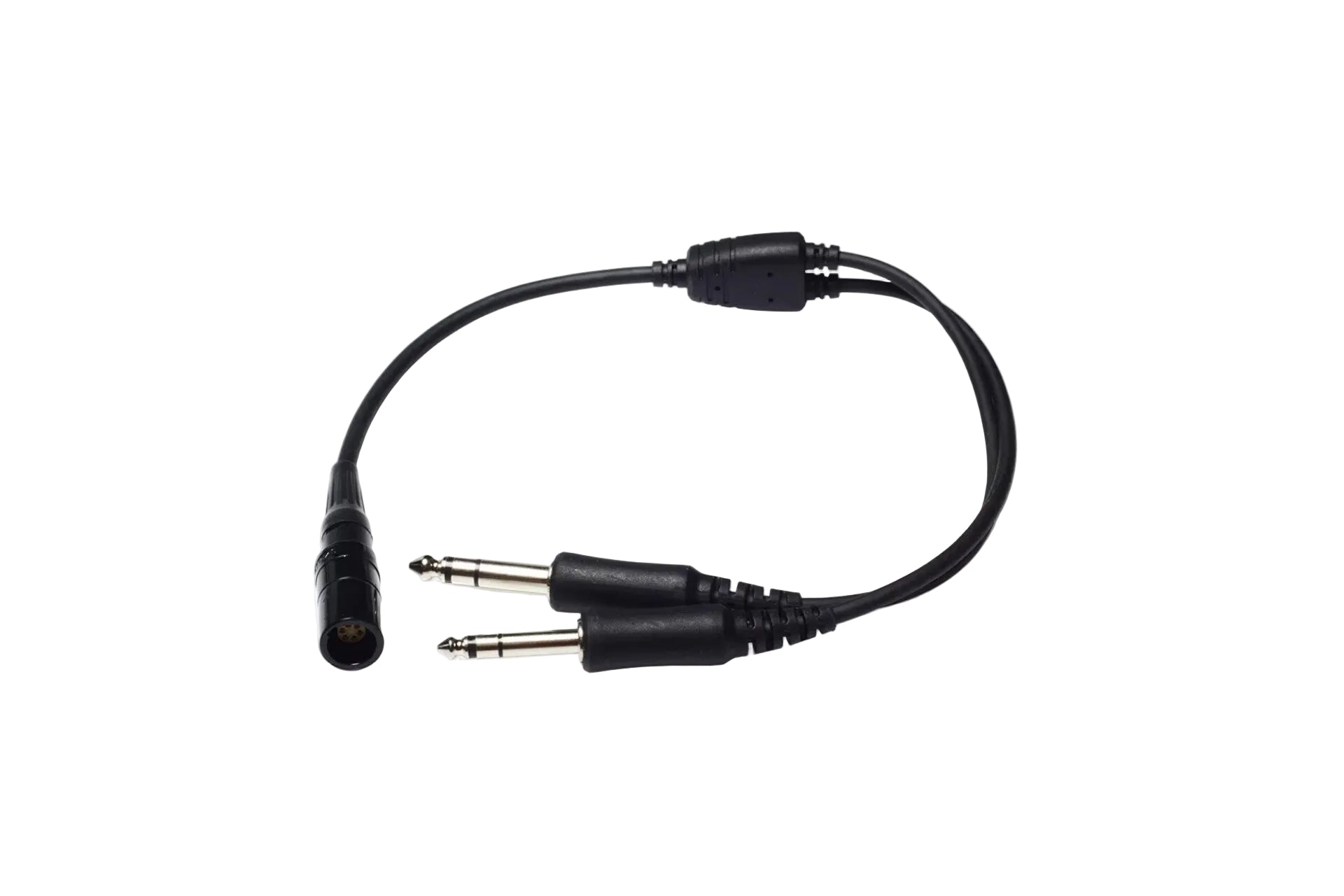Wirenest 6-Pin LEMO to Dual GA Plug Headset Adapter – Compatible with Bose® A20, A30 and Other Aviation Headsets with LEMO Connection Wirenest