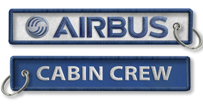 Airbus-Cabin Crew Embroidered Keyring Airbus