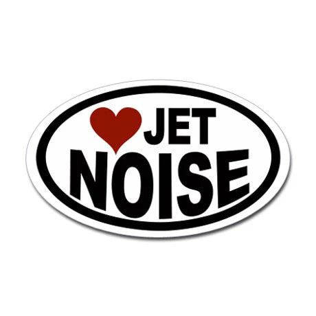 I Love Jet Noise-Stickers Sky Wing