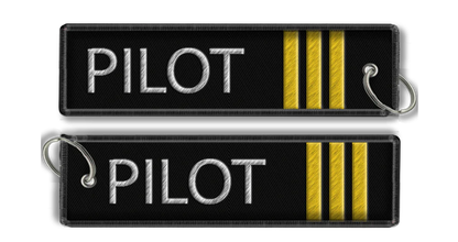 Pilot (3 bars)-Keychain Sky Wing