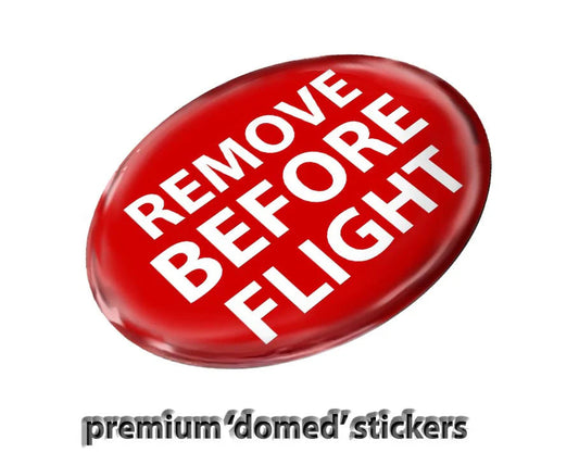 Remove Before Flight Stickers Sky Wing