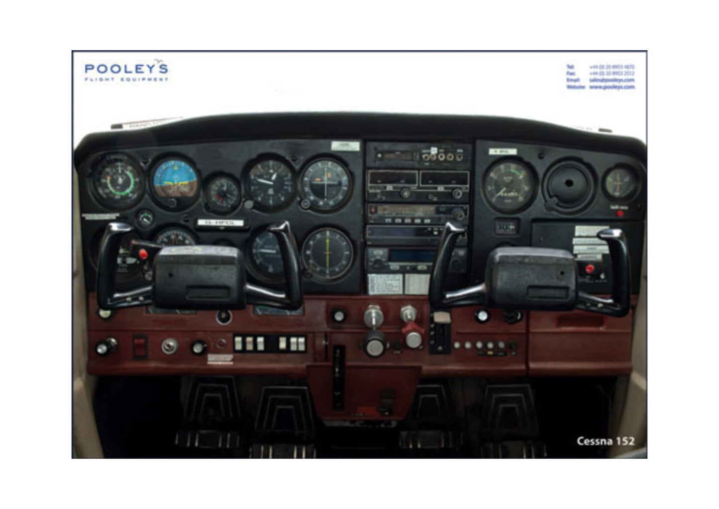 Cessna 152 Cockpit Poster Poolyes