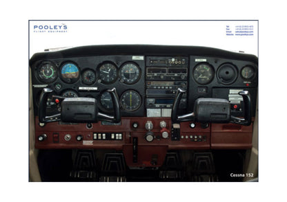 Cessna 152 Cockpit Poster Poolyes