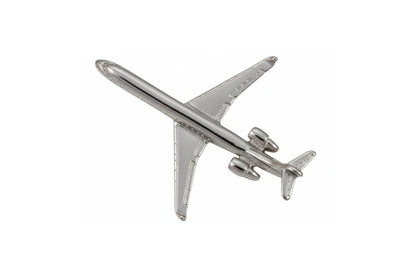 CRJ-900 Lapel Pin - Silver Sky Wing