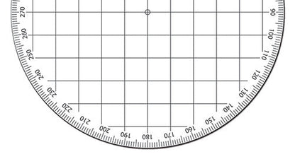 PP-3 Round Protractor Poolyes