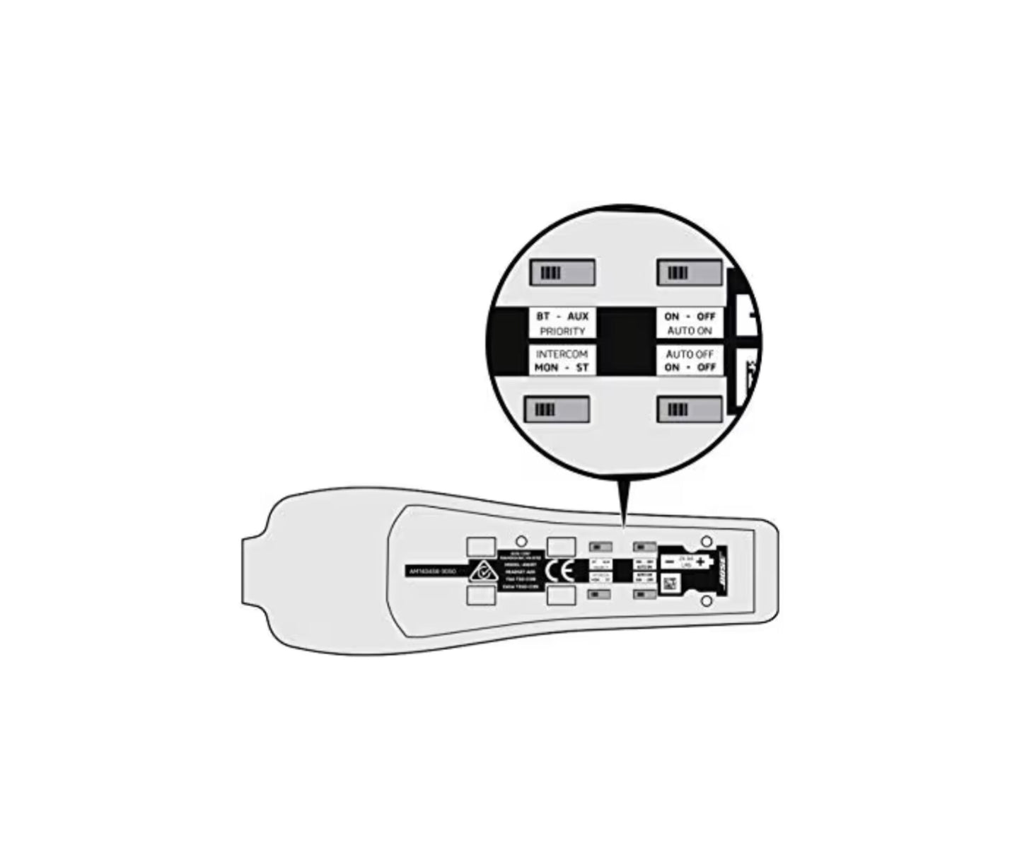Wirenest 6-Pin LEMO to Dual GA Plug Headset Adapter – Compatible with Bose® A20, A30 and Other Aviation Headsets with LEMO Connection Wirenest