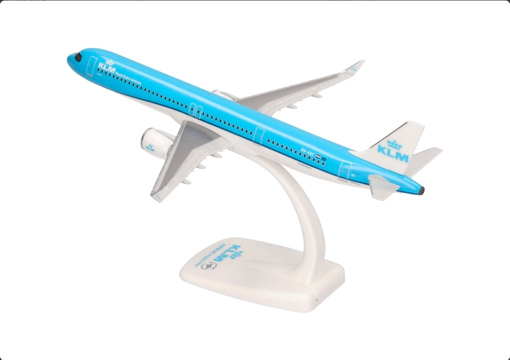 A321neo - KLM plastic model Herpa snap
