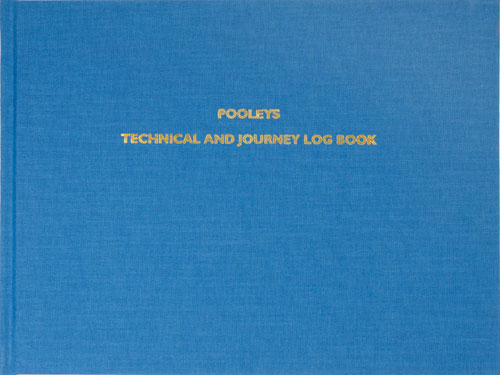 Pooleys Technical & Journey Log Book Poolyes