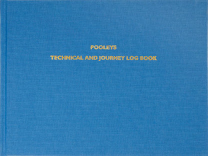 Pooleys Technical & Journey Log Book Poolyes