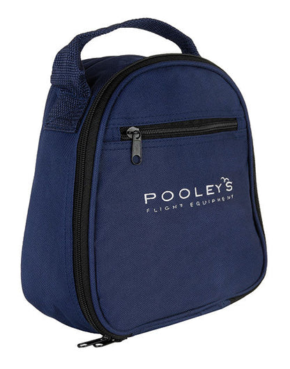 Pooleys Aviation Headset - Passive (blue ear cups) + FREE Headset Bag Poolyes