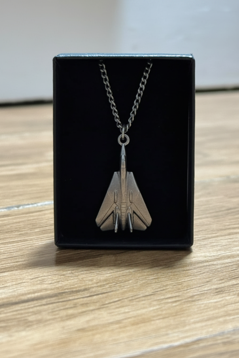F14-Tomcat Pendant Necklace Clivedon