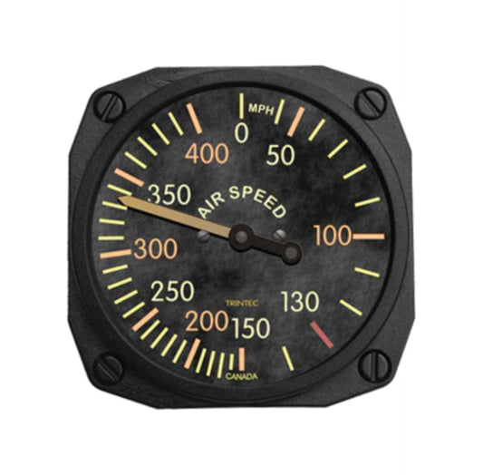 2" Vintage Airspeed Fridge Magnet Sky Wing
