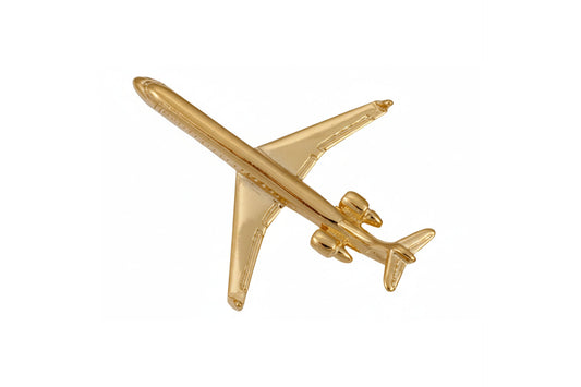 CRJ-900 Lapel Pin - Gold Sky Wing