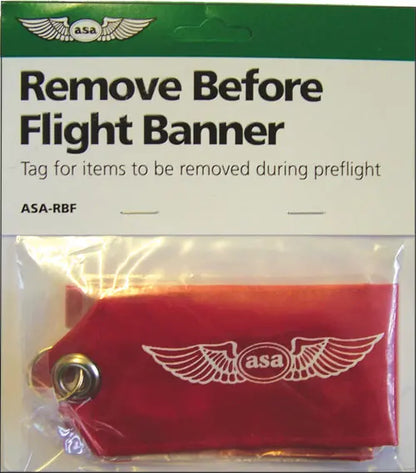 ASA - Remove Before Flight Banner ASA-RBF ASA